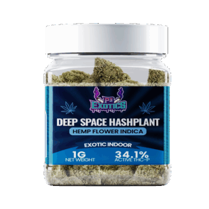 Deep Space Hashplant Active THC-P 34.1% Hemp Flower – 1G
